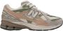 New Balance Olijf Pigskin Sneakers met Gewatteerde Hiel Multicolor - Thumbnail 16