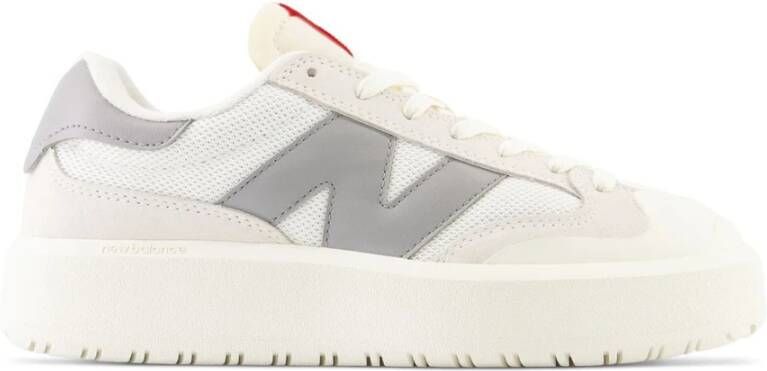 New Balance Verhoogde Middenzool Sneakers White