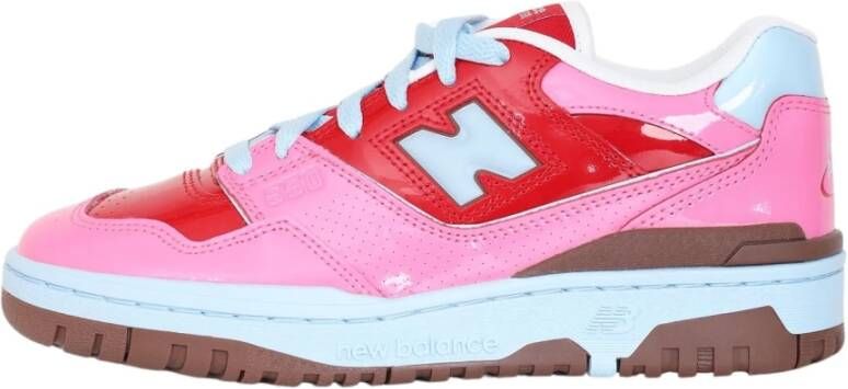 New Balance 550 Roze Rode Blauwe Sneakers Multicolor