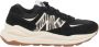 New Balance Zwarte Damessneakers Plat met Veters Black Dames - Thumbnail 2