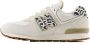 New Balance 574 V1 sneakers dierenprint offwhite blauw Ecru Suede 36 - Thumbnail 13