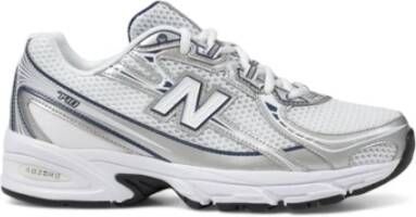 New Balance 740 Kindersneakers Wit Mesh Synthetisch