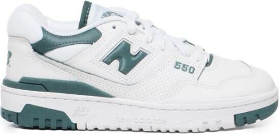 New Balance Eco-Lederen Sneakers Wit Groen White Dames