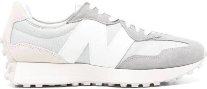 New Balance Grijs Wit Mesh Suède Sneakers Multicolor
