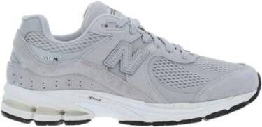New Balance Grijze Mesh Sneakers met Suède Details Gray Heren