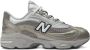 New Balance Grijze Metallic Veterschoenen met Mesh - Thumbnail 1