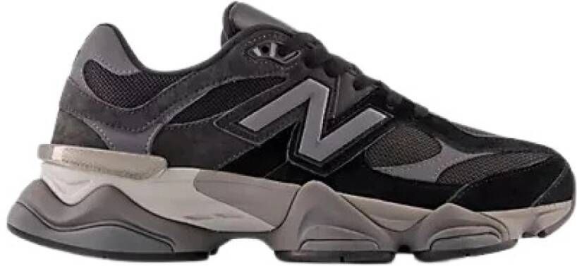 New Balance Moderne en comfortabele zwarte en Castlerock sneakers Black Heren