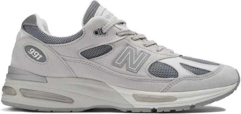 New Balance Grijze Rubberen Zool Sneakers Gray Heren