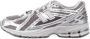 New Balance Grijze Sneakers Logo Stof Suède Rubber Gray Heren - Thumbnail 1