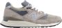 New Balance Grijze Sneakers met Veters en Patch Logo Multicolor Heren - Thumbnail 1