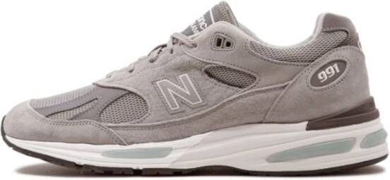 New Balance Grijze Sneakers Paneelontwerp