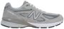 New Balance Grijze Suède Mesh Lage Sneakers Gray Heren - Thumbnail 1