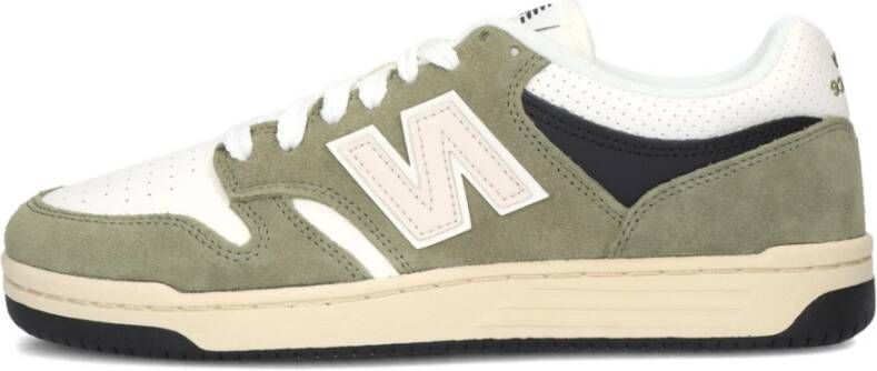New Balance Groene lage sneakers voor heren