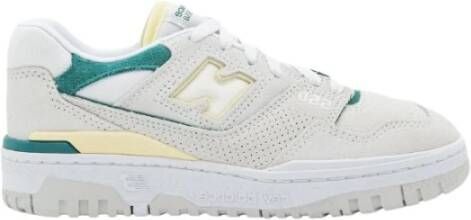 New Balance Groene Platte Sneakers 550 Geïnspireerd door jaren 80 en 90 Basketbalmodellen Green Dames