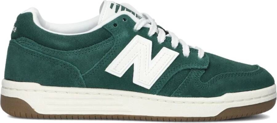 New Balance Groene Suède Lage Sneakers Bb480 Green Dames