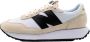 New Balance 237 Heren Schoenen White Leer Textil Foot Locker - Thumbnail 4