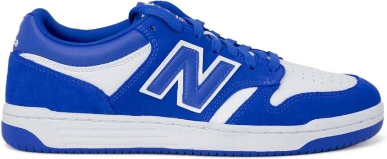 New Balance Blauwe Sportieve Leren Sneakers voor Mannen Multicolor Heren