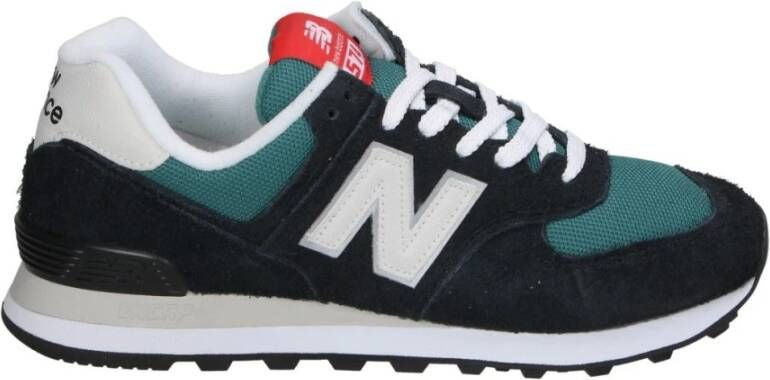 New Balance 574 Grijs Wit Blauw Sneakers Gray - Foto 5
