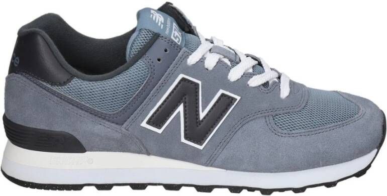 New Balance 574 Heren Grijs Wit Blauw Sneakers Gray Heren