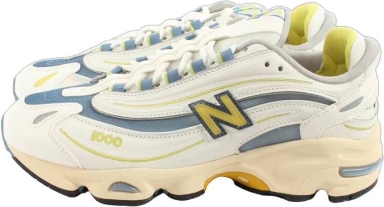 New Balance Heren Wit Blauw Sneakers