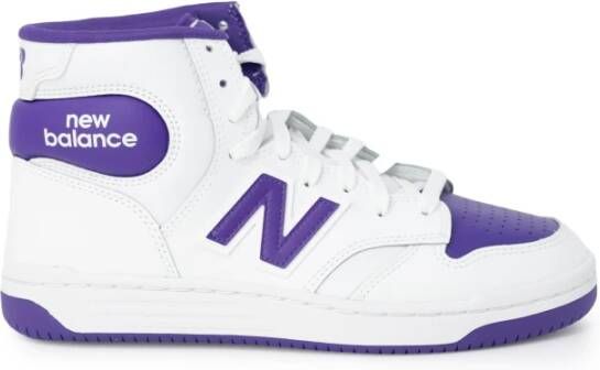 New Balance Herfst Winter Leren Sneakers Purple Dames