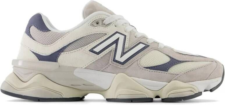 New Balance Sneakers van mesh en suède met iconisch N-monogram White Heren