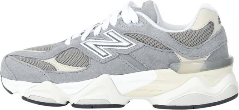 New Balance 9060 Unisex Schoenen Grijs Maat: 37.5 Leer Foot Locker
