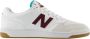 New Balance Klassiek 480 Laag Wit & Bourgondië Multicolor - Thumbnail 1