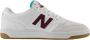 New Balance Klassiek 480 Laag Wit & Bourgondië Multicolor - Thumbnail 17