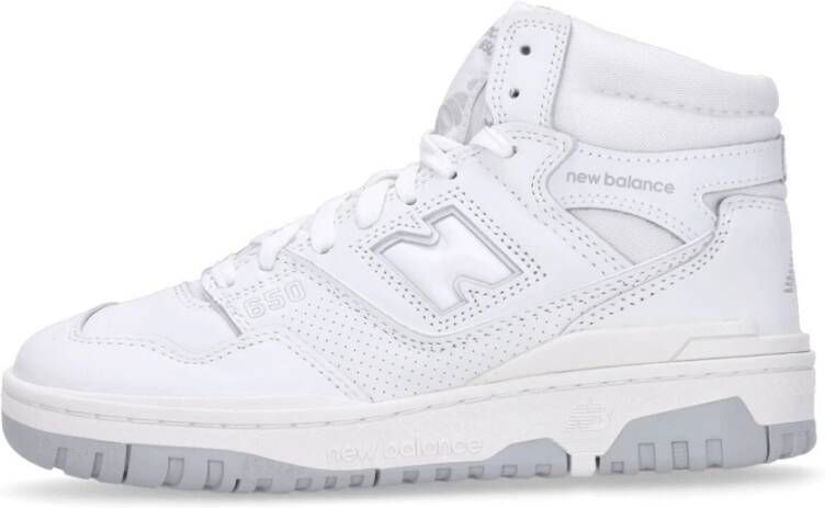 New Balance Witte Sneakers met Stoffen Voering en Rubberen Zool White - Foto 5