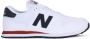 New Balance 500 Wit Blauw Rood White Heren - Thumbnail 1