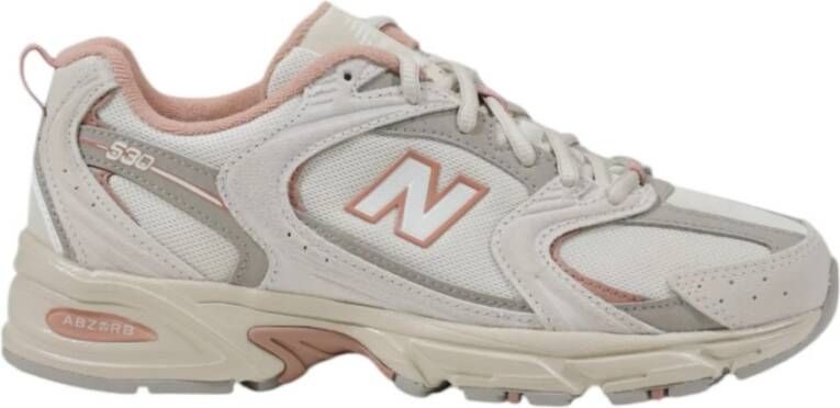 New Balance Kleurrijke Vetersportieve Sneakers Multicolor Dames