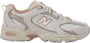 New Balance Lente Zomer Dames Sneakers Suède Mesh Collectie Beige Dames - Thumbnail 2
