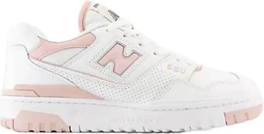 New Balance Leren Basketbalgeïnspireerde Sneaker White Dames