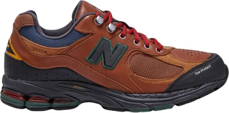 New Balance Leren sneakers met technische stofinzetten