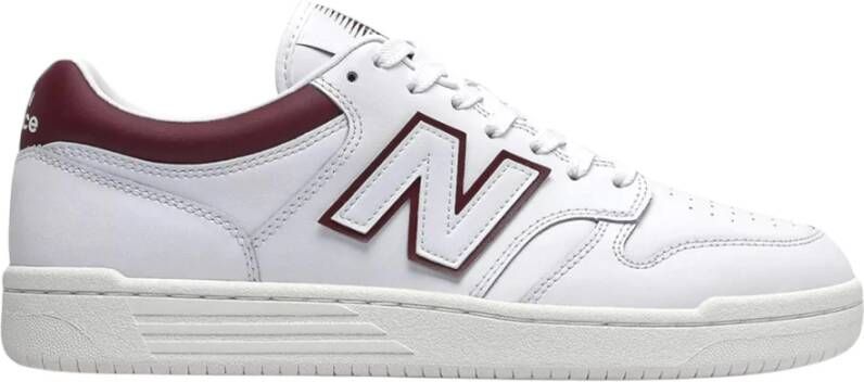 New Balance Leren Veterschoen Rubberen Zool Sneaker