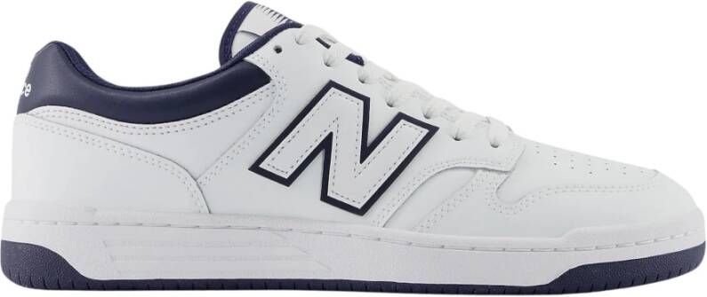New Balance Leren Veterschoen Rubberen Zool Sneaker