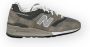 New Balance Suede en Mesh Sneakers Beige Heren - Thumbnail 12