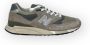 New Balance Grijze Sneakers met Veters en Patch Logo Multicolor Heren - Thumbnail 10