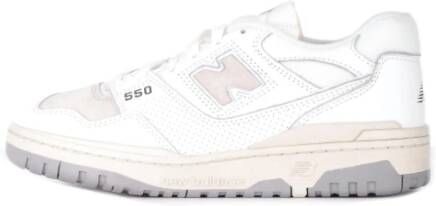 New Balance 550 Witte Sneakers met Timberwolf en Raincloud White - Foto 7