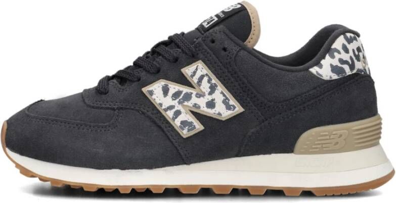 New balance Sneakers laag '574' beige basaltgrijs zwart wit - Foto 10