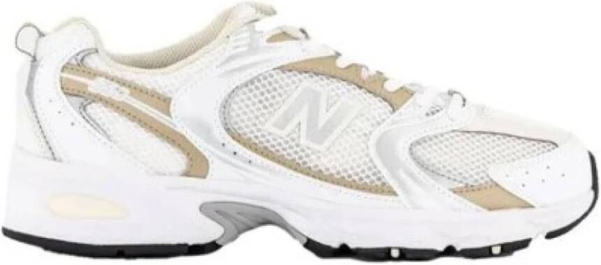 New Balance 530 white stoneware Wit Mesh Lage sneakers Unisex - Foto 7