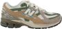 New Balance Olijf Pigskin Sneakers met Gewatteerde Hiel Multicolor - Thumbnail 1