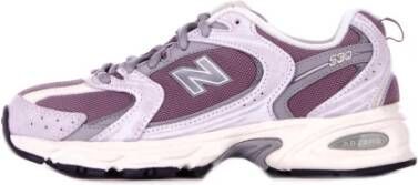 New Balance Paarse Suède Sneaker Herfst Winter Collectie Purple Dames