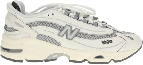 New Balance 1000 Heren Schoenen Wit Maat: 40.5 Mesh Synthetisch Foot Locker