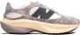 New Balance Suède Mesh Sneakers Veters Ronde Neus Gray Dames - Thumbnail 1