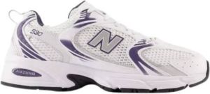 New Balance Mesh sneakers geïnspireerd door de jaren 90 met Abzorb technologie Paars Heren