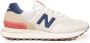 New Balance Mesh Suede Sneakers Licht Grijs Rood Multicolor Heren - Thumbnail 1