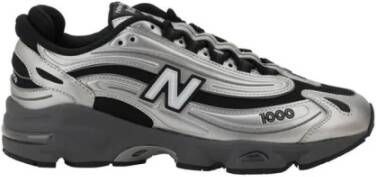 New Balance Metallic Silver Sneakers Multicolor Heren