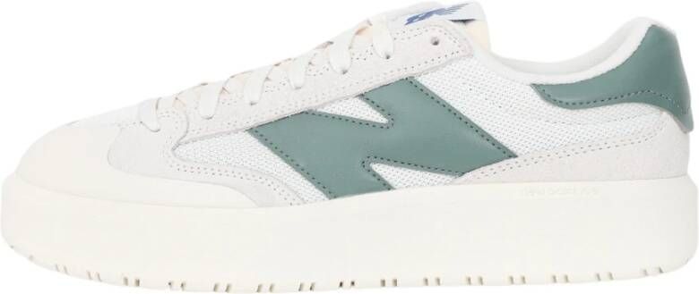 New Balance Klassieke tennisschoen met overdreven proporties en onverwachte details White - Foto 5